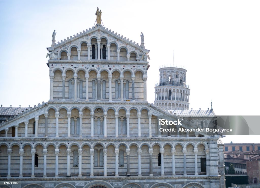 Cathedral of Pisa Cathedral of Santa Maria or Cathedral of Pisa Ancient Stock Photo