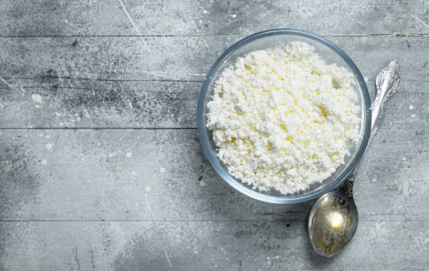 istock Cottage cheese in bowl . 1141735522
