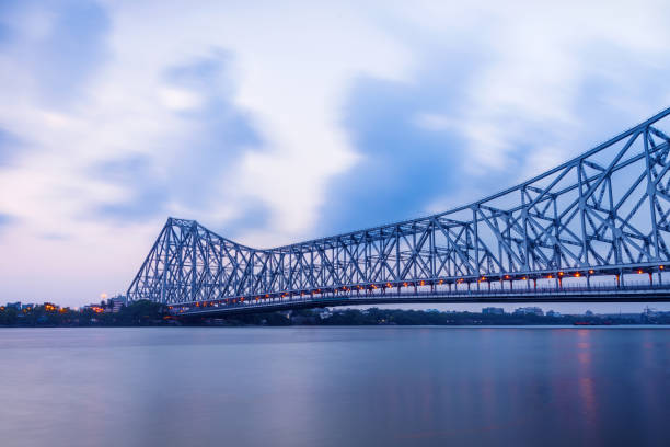 istock Howrah Bridge is a bridge with a suspended span over the Hooghly River in West Bengal, India 1141737345