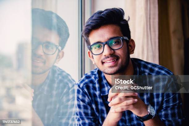 Portrait Of A Confident Young Man Stock Photo - Download Image Now - India, Culture of India, Indian Ethnicity