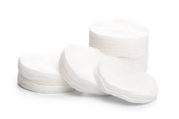 istock Cotton swabs isolated on a white background. Cotton disks 1141738077