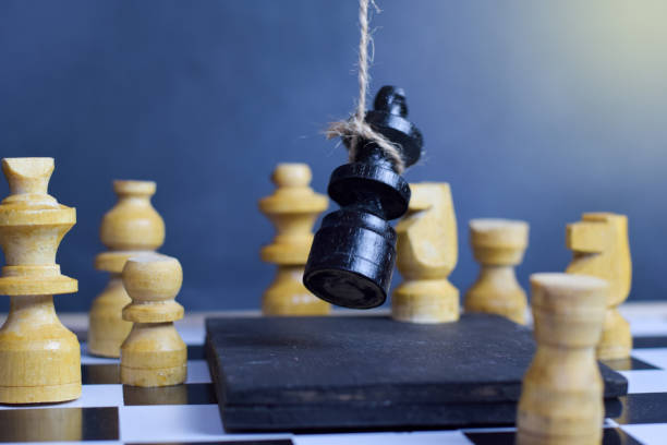 istock Chess board game. Strategic planning and intelligence concept 1141738779