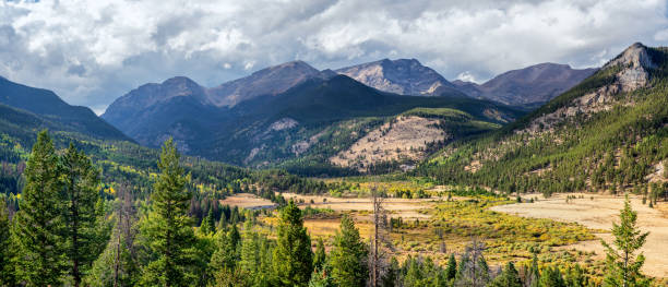 istock Fall River Road overlook Horseshoe Park - Rocky Mountain National Park 1141741066
