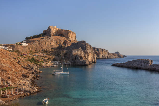 istock St Paul's Bay Beach in Lindos, Greece 1141741650