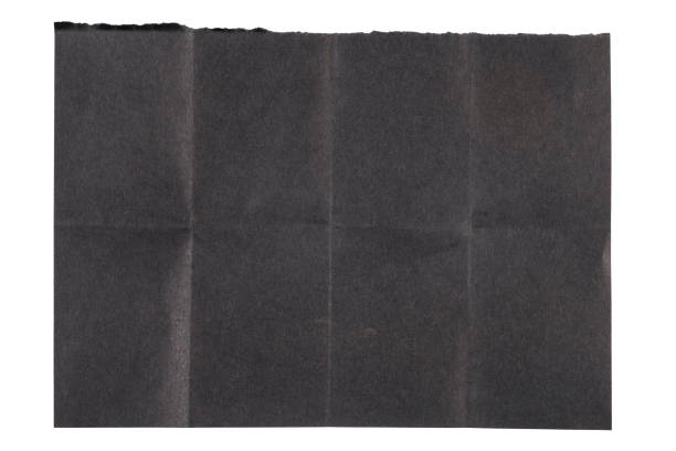 istock Eight Folds Black Paper 1141742741