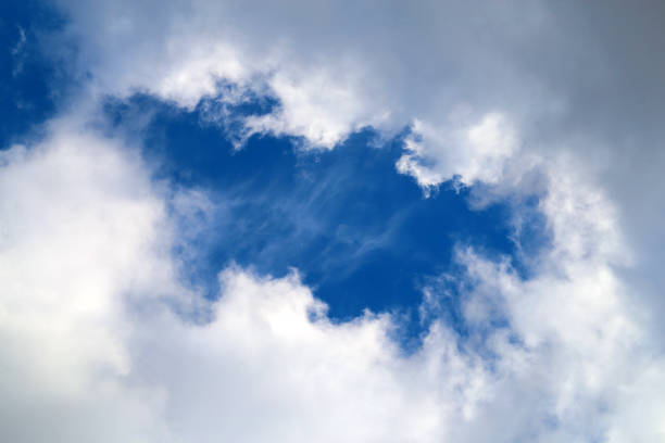 istock Photo background beautiful blue sky in white cloud 1141742893