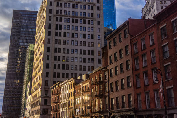 istock Sunshine on a building in New York 1141750403