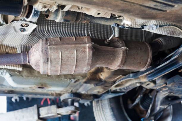 istock car exhaust, gas particle filter 1141751027