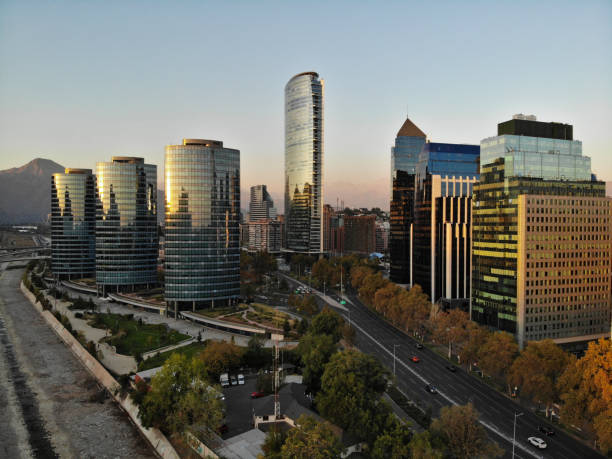 istock Santiago Financial District 1141754416