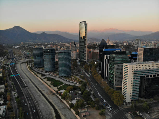 istock Santiago Financial District 1141754466