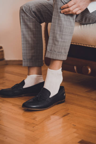 istock the groom sits on the wedding mornings 1141755139