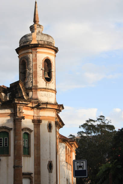 istock 18th century colonial church on a sunny day 1141755664