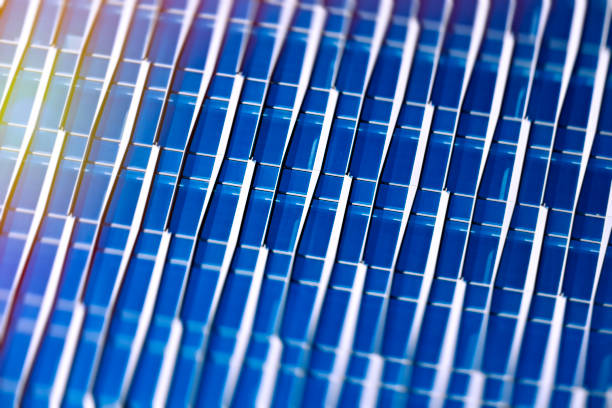 Full frame of modern glass steel architecture.