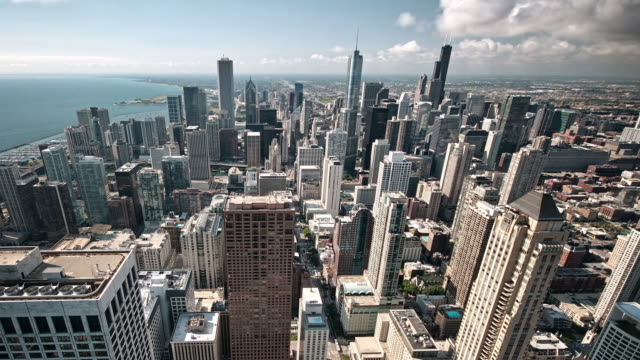Chicago skyline time lapse