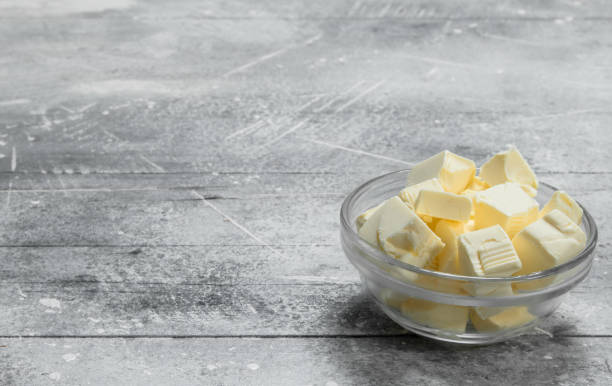 istock Butter in a glass bowl . 1141767547