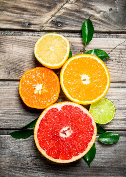 istock Pieces of ripe citrus. 1141768362