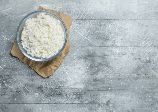 istock Cottage cheese in bowl . 1141769044