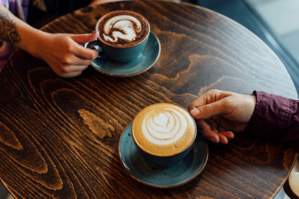 istock Couple At Coffee Shop 1141769491