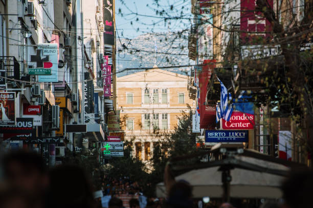 istock Ermou street in Athens, Greece 1141773323