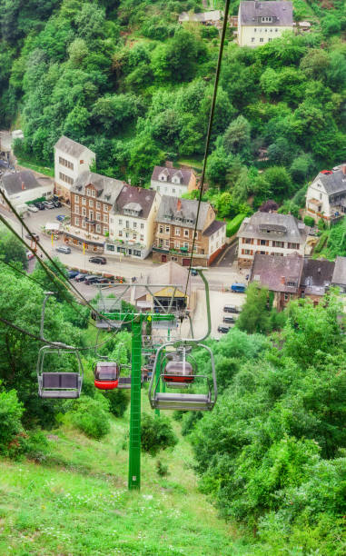 Funicular, cable railway in Cochem on the Moselle