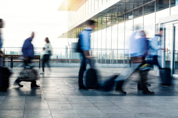 istock Passengers arriving to airport 1141784245