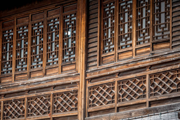 istock Architecture details of Chinese historic building 1141784384