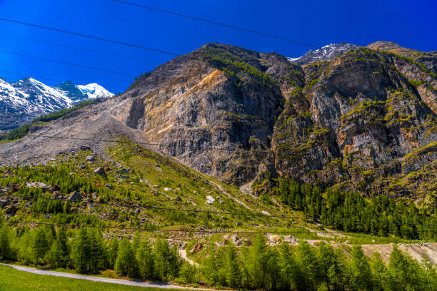 istock Alps mountains with pine forest, Randa, Visp, Wallis, Valais, Sw 1141790070