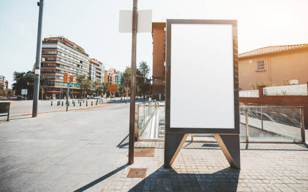 istock Billboard mock-up in urban settings 1141790988