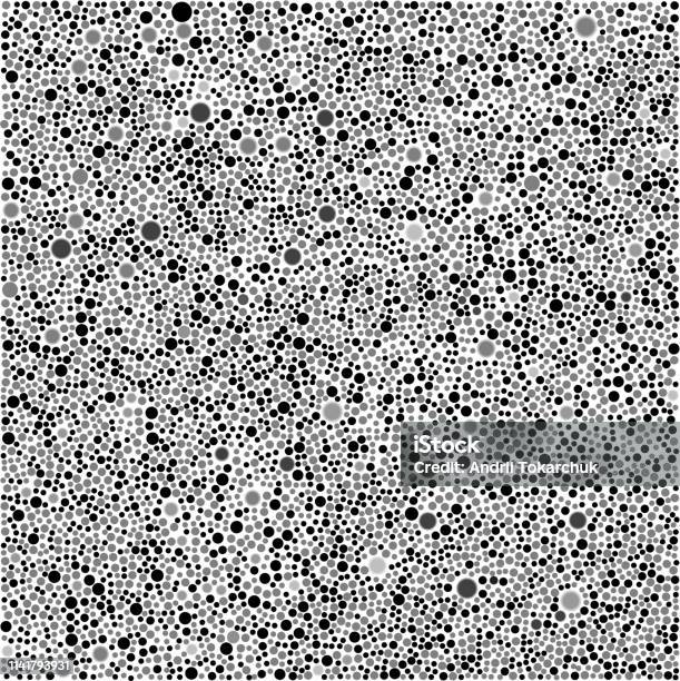 Small Dots Random Background Vector Background With Random Black Small Dots Points Dotted Template ...