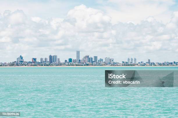 Praia Do Bessa And The City Of Joao Pessoa Pb Brazil Stock Photo - Download Image Now