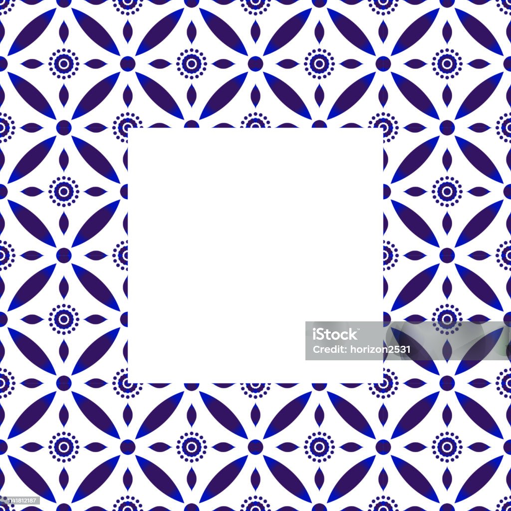 Ceramic Frame Abstract Ceramic Frame Stock Illustration - Download Image Now - Abstract ...