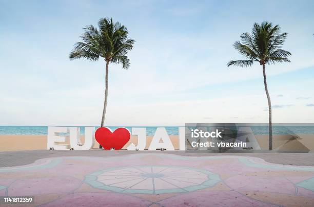 Sign I Love Jampa Joao Pessoa Stock Photo - Download Image Now - João Pessoa, Lead, Love - Emotion