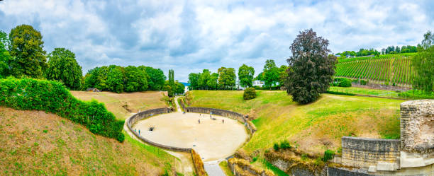 istock An old roman amphitheater in Trier, Germany 1141832170