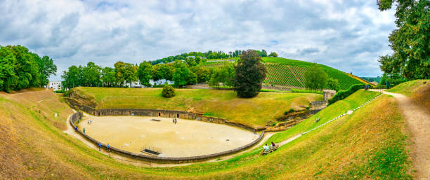istock An old roman amphitheater in Trier, Germany 1141836064
