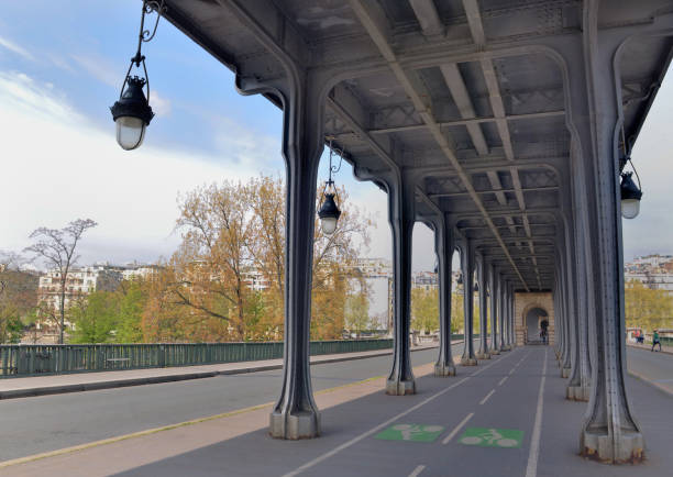istock view on cycle path above the bir hakeim bridge in paris 1141840323