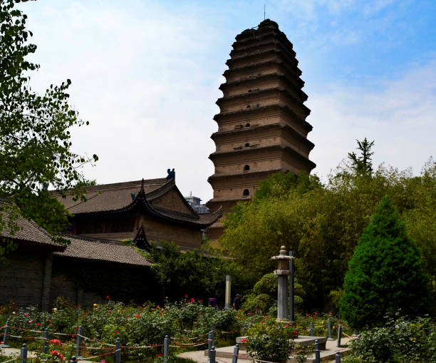 istock Small Wild Goose Pagoda temple complex, China 1141842322