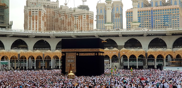 The Kaaba (Arabic: كَعْبَة‎ al-kaʿbah IPA: [alˈkaʕba], \