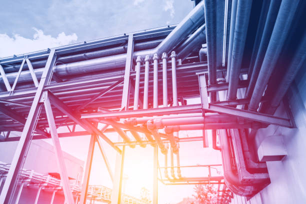istock gas air water building transfer Industrial Pipe 1141873496