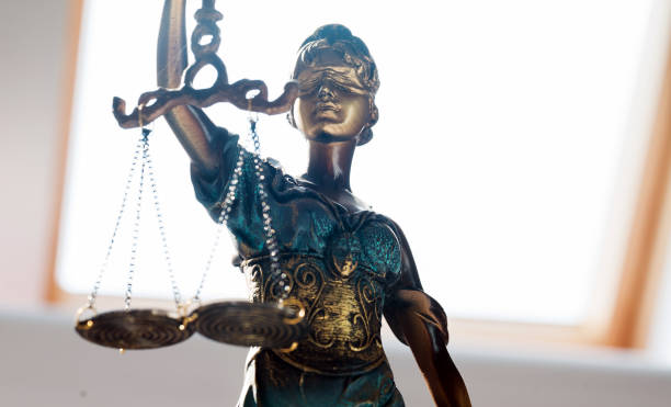 istock Law and Justice concept image, Gray background 1141874313