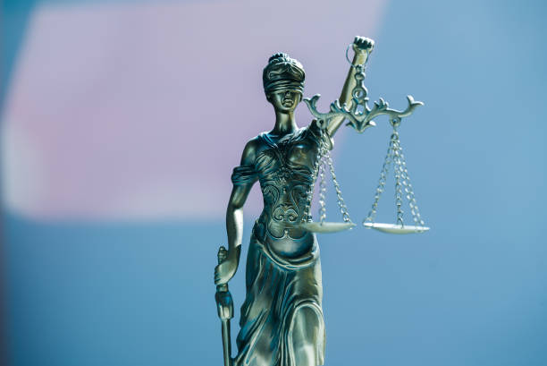 istock Law and Justice concept image, Gray background 1141876648
