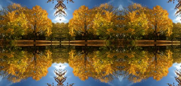 istock Autumnal Symmetrical Impressions from Berlin Spandau, Germany 1141876815
