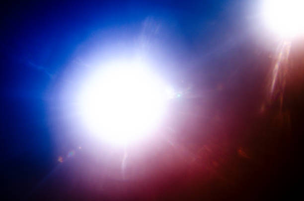 istock Abstract Natural Far double star on the black background 1141881832