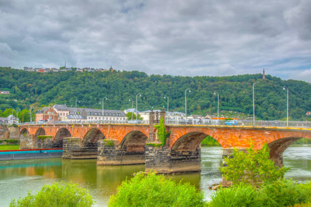 istock Roman bridge in Trier, Germany 1141885469