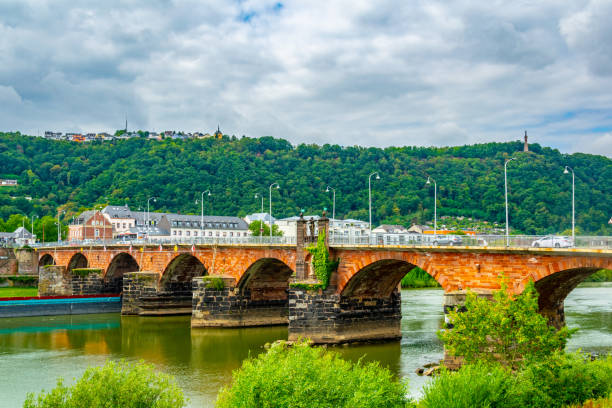 istock Roman bridge in Trier, Germany 1141886390