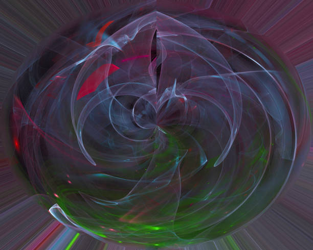 istock abstract digital fractal, fantasy design 1141890868