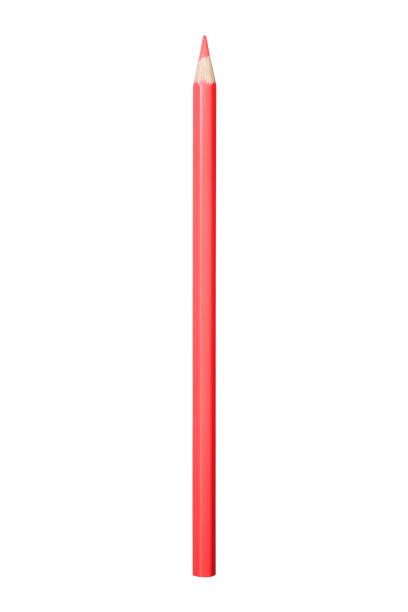 istock red pencil for drawing. isolated on white 1141894786