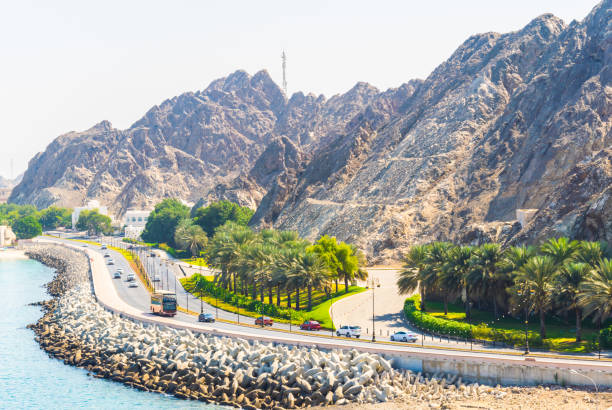 istock View of the corniche road in Muscat, Oman. 1141903475