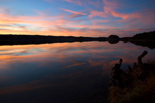 istock Sunset at the lakes Osterseen in Bavaria, Germany 1141905433