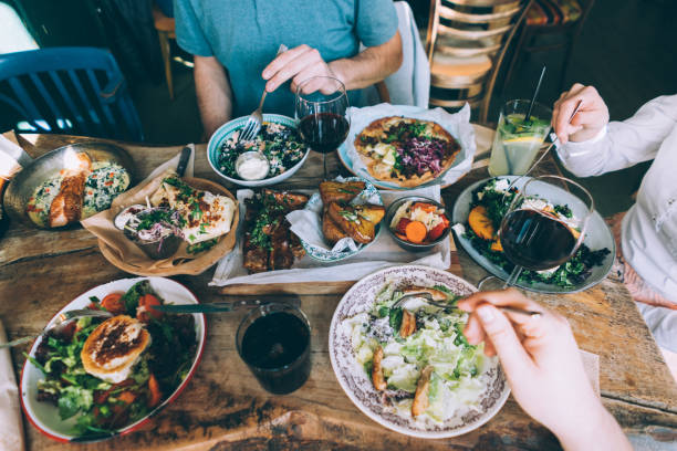 istock Tasty lunch with friends 1141906643
