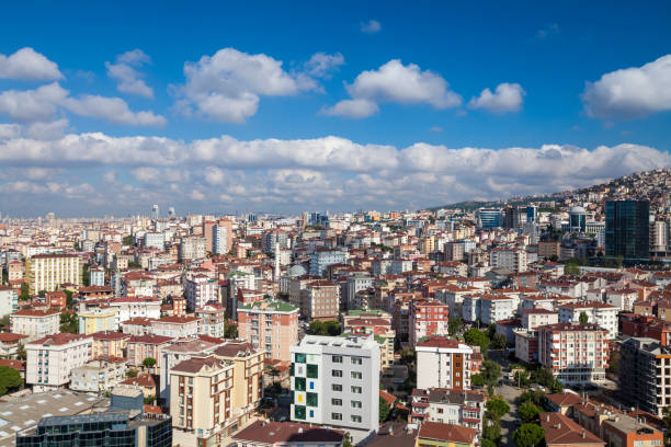 이스탄불 공중 전망 - color image built structure town cityscape 뉴스 사진 이미지